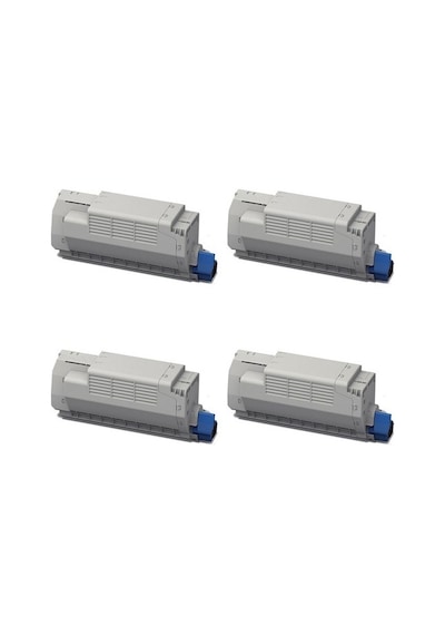 Web Toner Wt-mc760-set, Oki Mc760 Mc770 26k 4 Renk Cmyk Set Uyumlu Toner