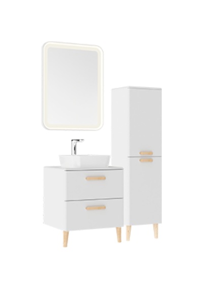Creavit Patara Lavabo Dolabı 60 Cm Mat Beyaz Mat Beyaz Creavit Patara Lavabo Dolabı 60 Cm Mat Beyaz Mat Beyaz