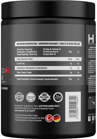 Hiq Nutrition Hıq Creatine 300g Unflavored