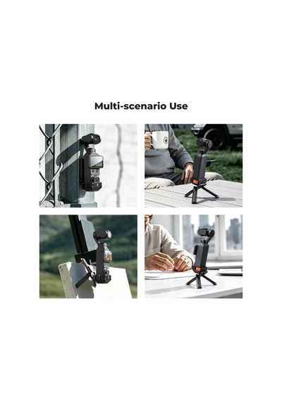 K&f Concept Osmo Pocket 3/4 Için Manyetik Metal Genişleme Çerçevesi, Mini Tripod, Askı