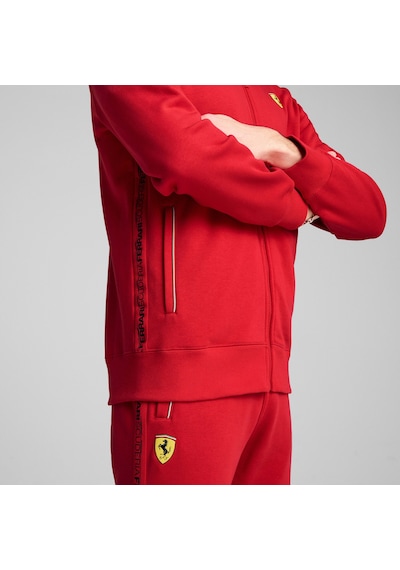 Puma Scuderıa Ferrarı Race Erkek Kapüşonlu Ceket 630182 02 Kırmızı