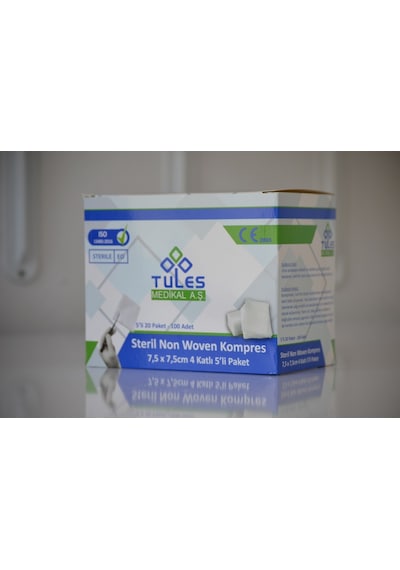 Tules Steril Non Woven Kompres 7.5 x 7.5 CM 100 Adet