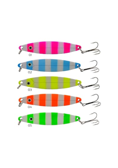 Captain 6150 Lüfer Kaşığı 28gr Zebra Glow 9cm