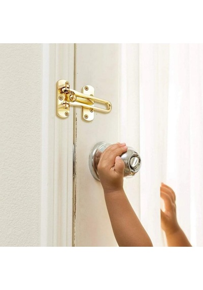 Zhltools Çelik Kapı Emniyet Kelepçesi Gold Beckett