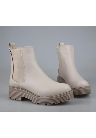 Pierre Cardin Pc-54186 Krem Kadın Bot Krem