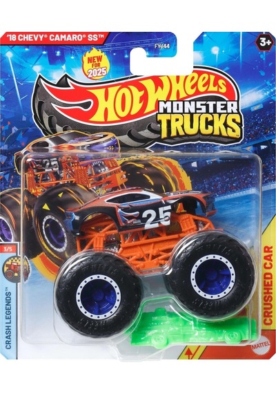 Hw Monster Trucks 1:64 Arabalar 18 Chevy Camaro Ss Jdp69 Nocolor