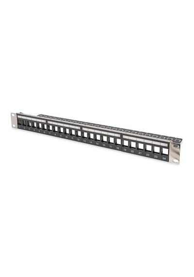 Digitus Dn-91411-Lf 24 Port Cat6 Zırhlı 1U Siyah Boş Patch Panel