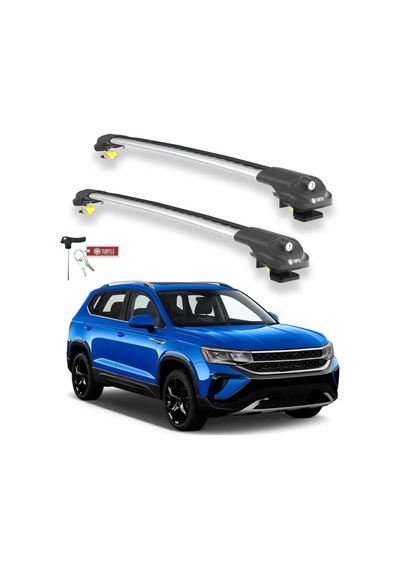 Turtle Volkswagen Taos 2021-2025 Ara Atkı Air1 Gri