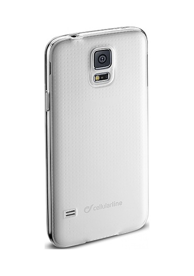 Cellular Line Galaxy S5 İle Uyumlu Fine Parlak Silikon Kılıf Şeffaf