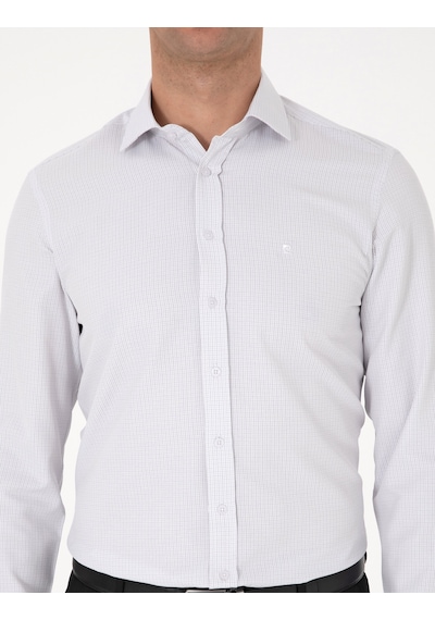 Pierre Cardin Erkek Koyu Haki Gömlek Desenli 50315539-vr111 Koyu Haki