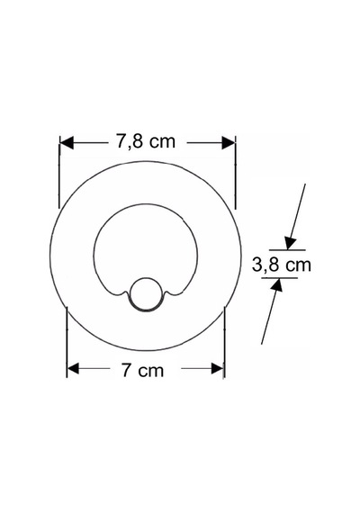 Cata 1,5w Ct-5174 Sensörlü Koridor Yuvarlak Led Aydınlatma Satin Kasa Beyaz Saten