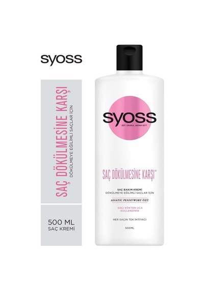 Syoss Saç Dökülmesine Karşı Saç Kremi 500 ML