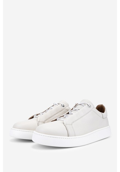 Valmenti Erkek Hakiki Deri Kırık Beyaz Sneakers & Spor Ayakkabı 04 4444 Erk Ayk Y26 Off Whıte Fltr