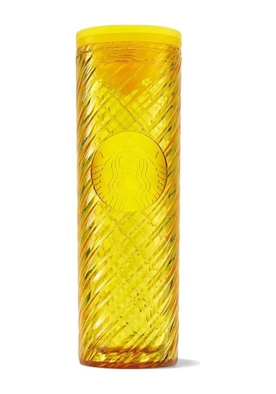 Sarı Renkli Kristal Termos 473 Ml