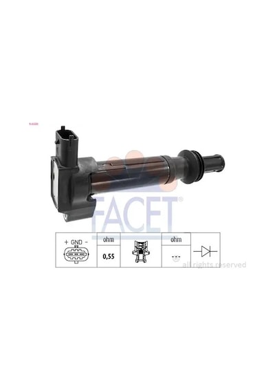 Peugeot 208 Bobin 1.2 Puretech 2015-2019 Facet 96520
