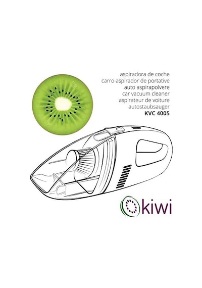 Kvc-4005 Oto Süpürgesi, Beyaz