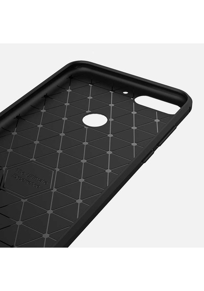 Huawei Y7 2018 Kılıf Zore Room Silikon Kapak Siyah