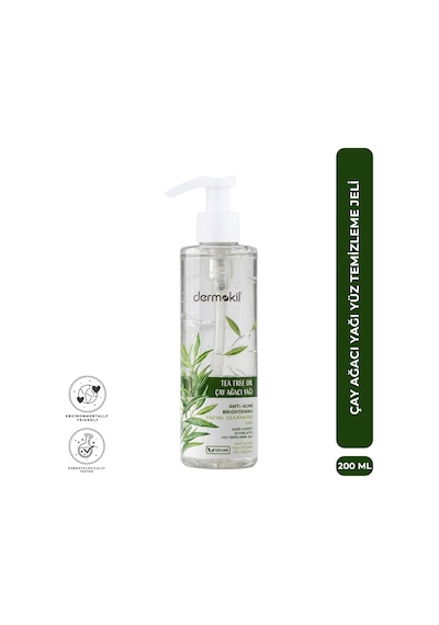 Dermokil Çay Ağacı Akne Karşıtı Yüz Temizleme Jeli 200 Ml