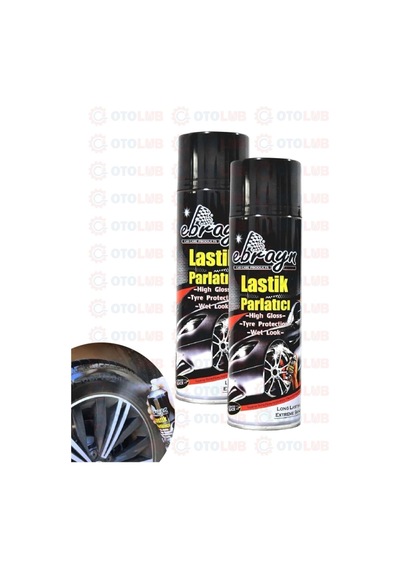 2 Adet Premium Lastik Parlatıcı Tampon Parlatıcı Koruyucu Aerosol Sprey 500 Ml