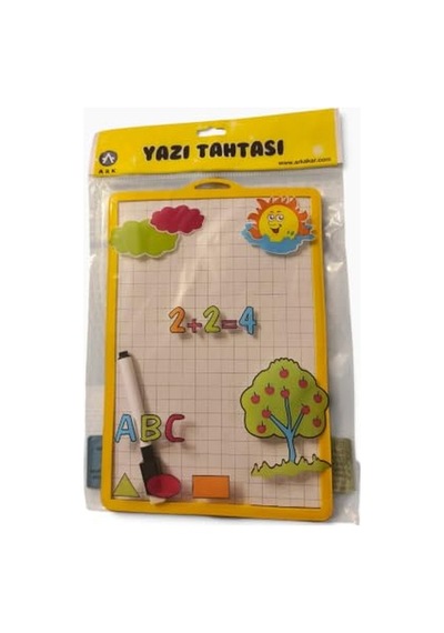 Silinebilir Çift Taraflı Yazı Tahtası Marker Ve Silgi İle 124-Pembe