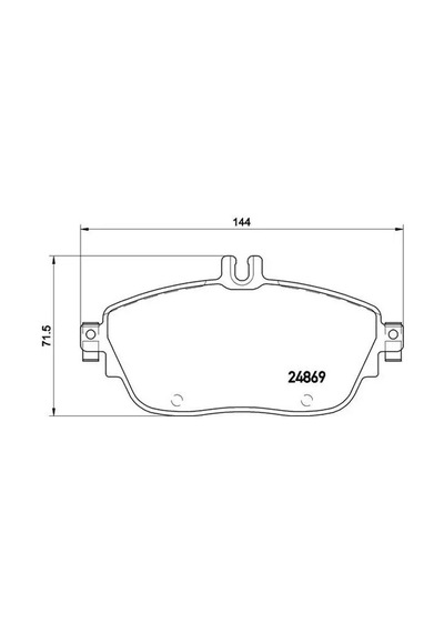 Mercedes A180d W176 On Fren Balatasi 2012-2018 Brembo P50093