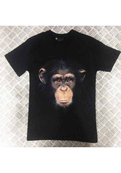 Maymun Baskılı T-Shirt