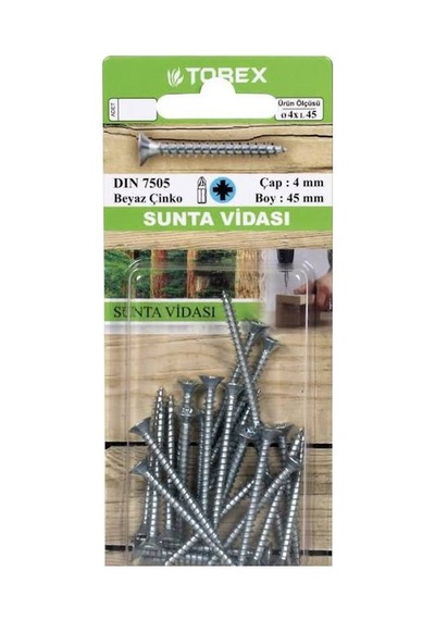 Torex Dın 7505 4 45 Sunta Vidası Diğer