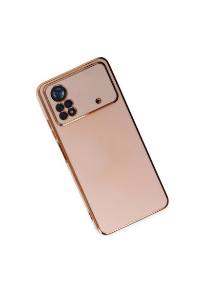 Xiaomi Poco X4 Pro 5g Kılıf Volet Silikon - Pembe -