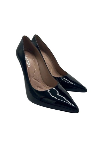 Kemal Tanca 871 9261 Kadın Topuklu Stiletto Siyah Rugan