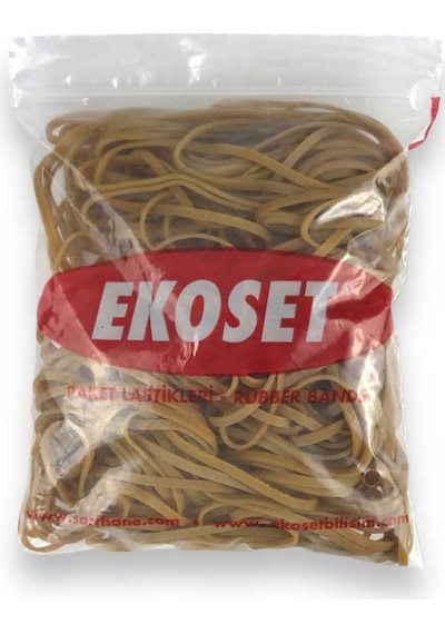 Ekoset İnce Kauçuk Kasa Lastiği 50 Adet 180 x 3 MM