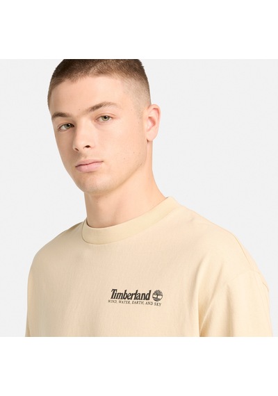 Timberland Outdoor Photo Back Graphic Erkek Gri T-shirt Tb0a5mqr2601 2800153
