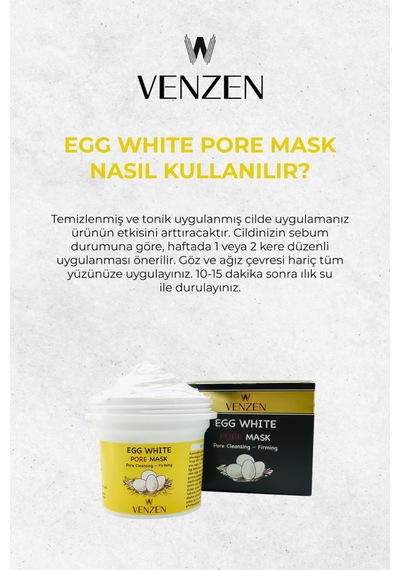 3'lü Set Egg White Pore Gözenek Maske + Black Sugar Peeling Maske + Rice Mask Maske
