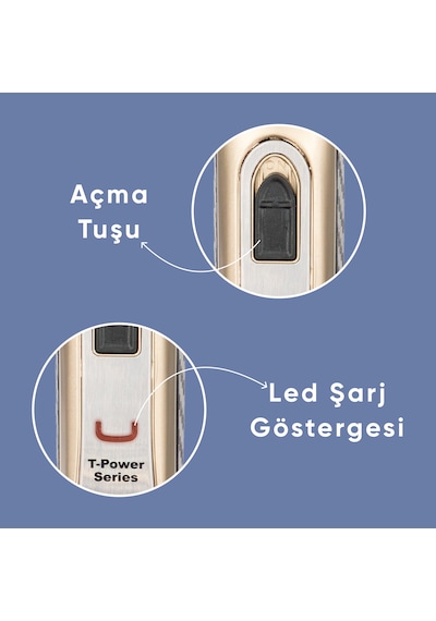 Şarjlı Profesyonel Saç Sakal Tıraş Makinesi Erkek Kişisel Bakım Rd-128 8 Saat
