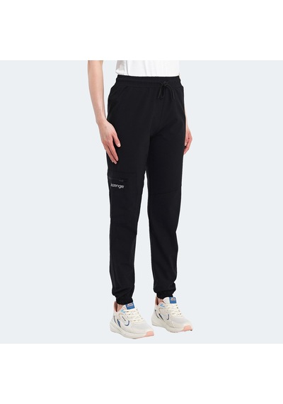 Slazenger NAOKO Kadın Cepli Siyah Eşofman Altı