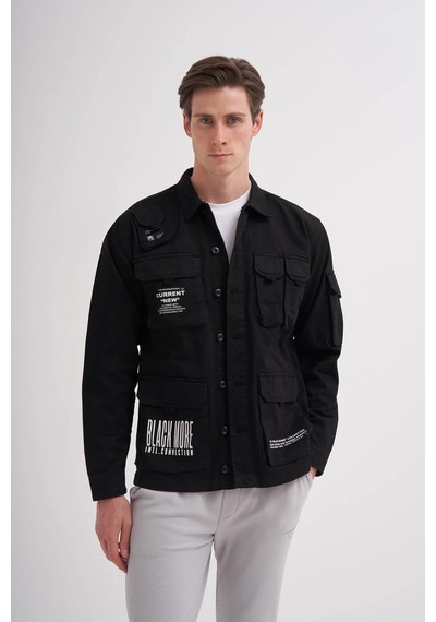 Cazador 1064 Erkek Gabardın Ceket Siyah