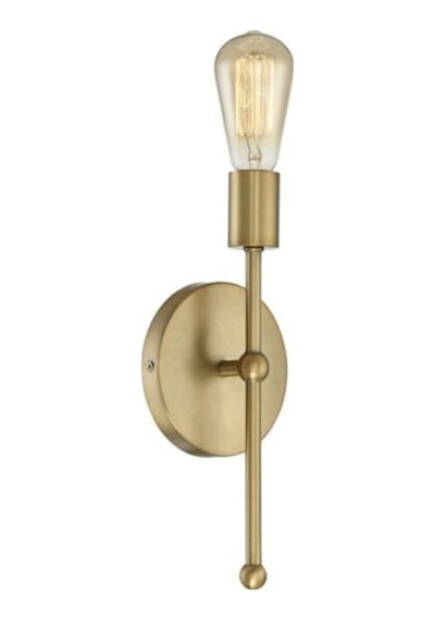 Ömür Avize Mouse Modern Eskitme Gold Aplik Ampulsuz Beyaz