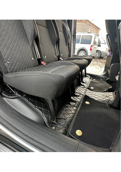Fiat Doblo 2023 Sonrası Aracına Özel 8d Çift Katmanlı Havuzlu Paspas Takımı