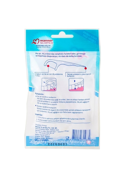 5'li Paket Kürdanlı Diş İpi 50'li 5