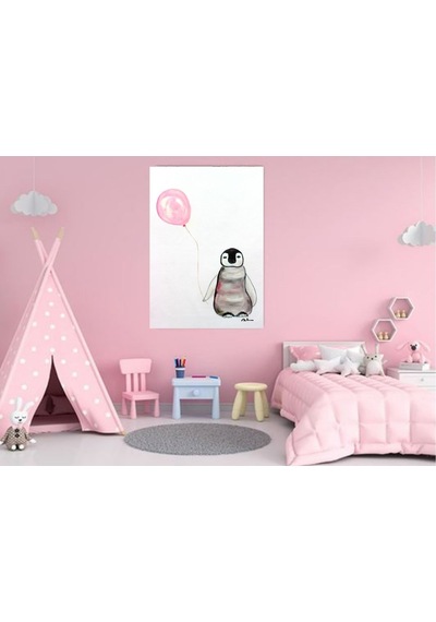 Yağlı Boya %100 El Yapımı Tablo Home In Joy Bebek Odası 50Cmx53Cm (507017115)