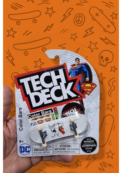 Tech Deck Color Bars X Dc Superman Serisi Krypto The Superdog Grafik Parmak Kaykay