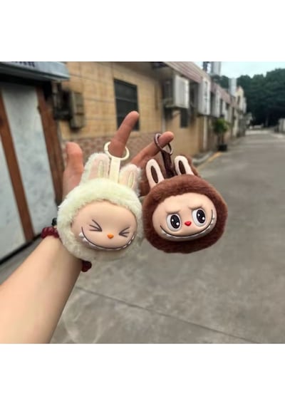 Labubu Peluş Oyuncak Ithal Labubu Anahtarlık Sadece Kafa Model Büyük Boy Kutusuz