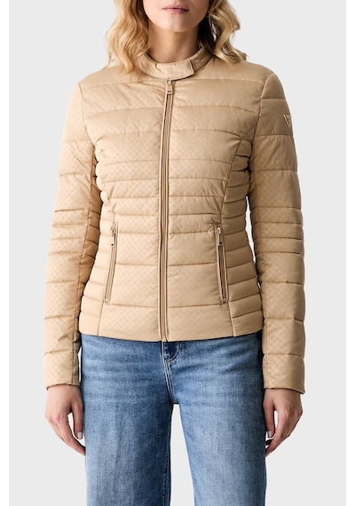 Guess New Vona Regular Fit Dik Yaka Şişme Mont W6yl16w2891 Kadın Mont W6yl16 W2891 C1c2 Bej