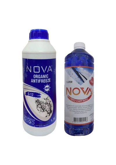 Nova -25 Derece Yeşil Antifriz 1.5 Litre Cam Suyu
