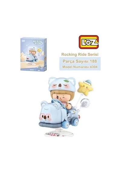 Lz-4304 Nessiworld Koala Sallanma Sürüşü 188 Parça Block Oyuncak