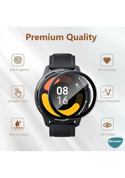 Xiaomi Watch S4 Tam Kaplayan Nano Cam Ekran Koruyucu Siyah Watch S4 İle Uyumlu Ekran Koruyucu - Siyah Çok Renkli Xiaomi Watch S4 Tam Kaplayan Nano Cam Ekran Koruyucu Siyah Watch S4 İle Uyumlu Ekran Koruyucu - Siyah Çok Renkli