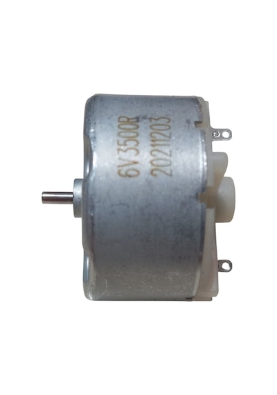 Rf-500 Dc 6v 3500rpm Dc Motor Çap 32mm Uzunluk 30mm Hobi Oyuncak Elektrik Deney Motoru