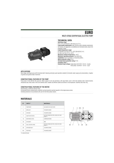 Baymak Euro 50/50 M Sessiz Hidrofor - 50 Litre - 8 Kat / 8 Daire