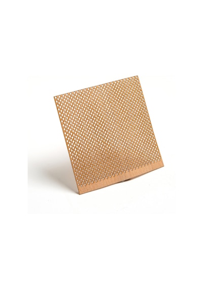 Rufus Concept Delikli Model Baklava Ahşap Mum Fitili Ve Yapışkanlı Fitil Sehpası 50 Adet 100mm X 100mm X 0,5mm
