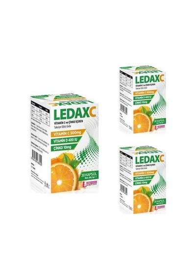 Ledapharma Ledax C 30 Kapsül 3 Adet