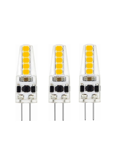 3 Adet 2w 220v G4 Duy Led Kapsül Ampul 6500k Beyaz Işık Kes006